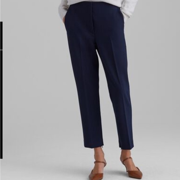 Club Monaco Cigarette Pants navy color - Picture 1 of 5
